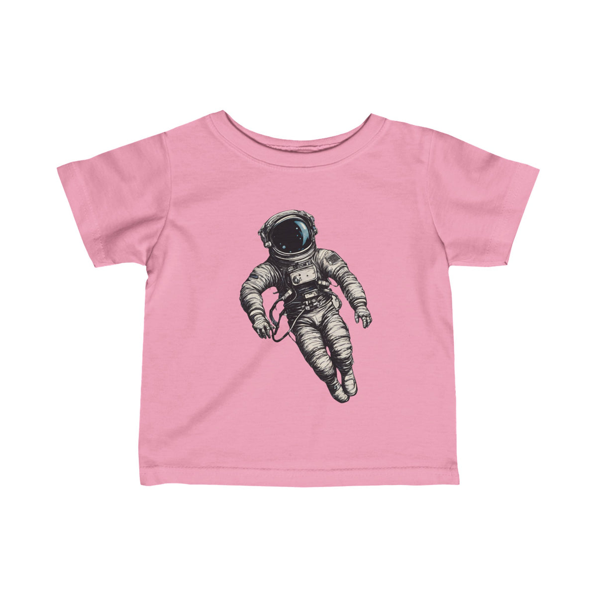 Floating Astronaut SpaceArt Infant Fine Jersey Teewelovescif