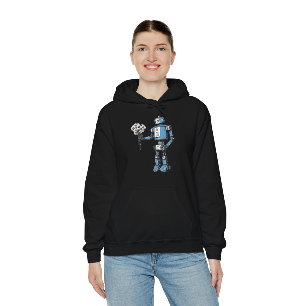 You Never Bring Me Flowers Robot Spaceart Sci-Fi Hoodie-welovescifi.net