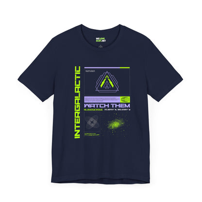 Intergalactic UFOs Sci-Fi T-Shirt | Unique Sci-Fi Apparel