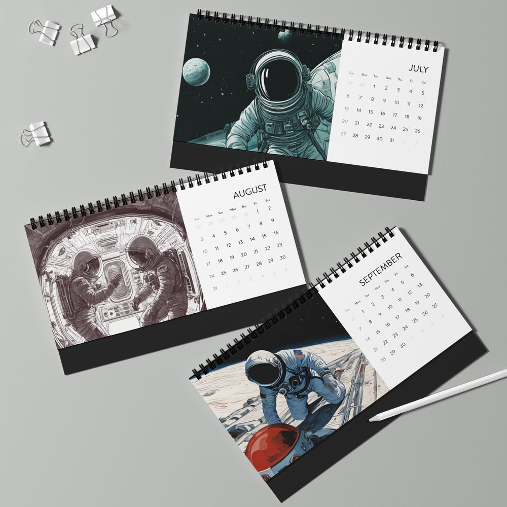 The Astronaut Desktop Calendar 2025-welovescifi.net