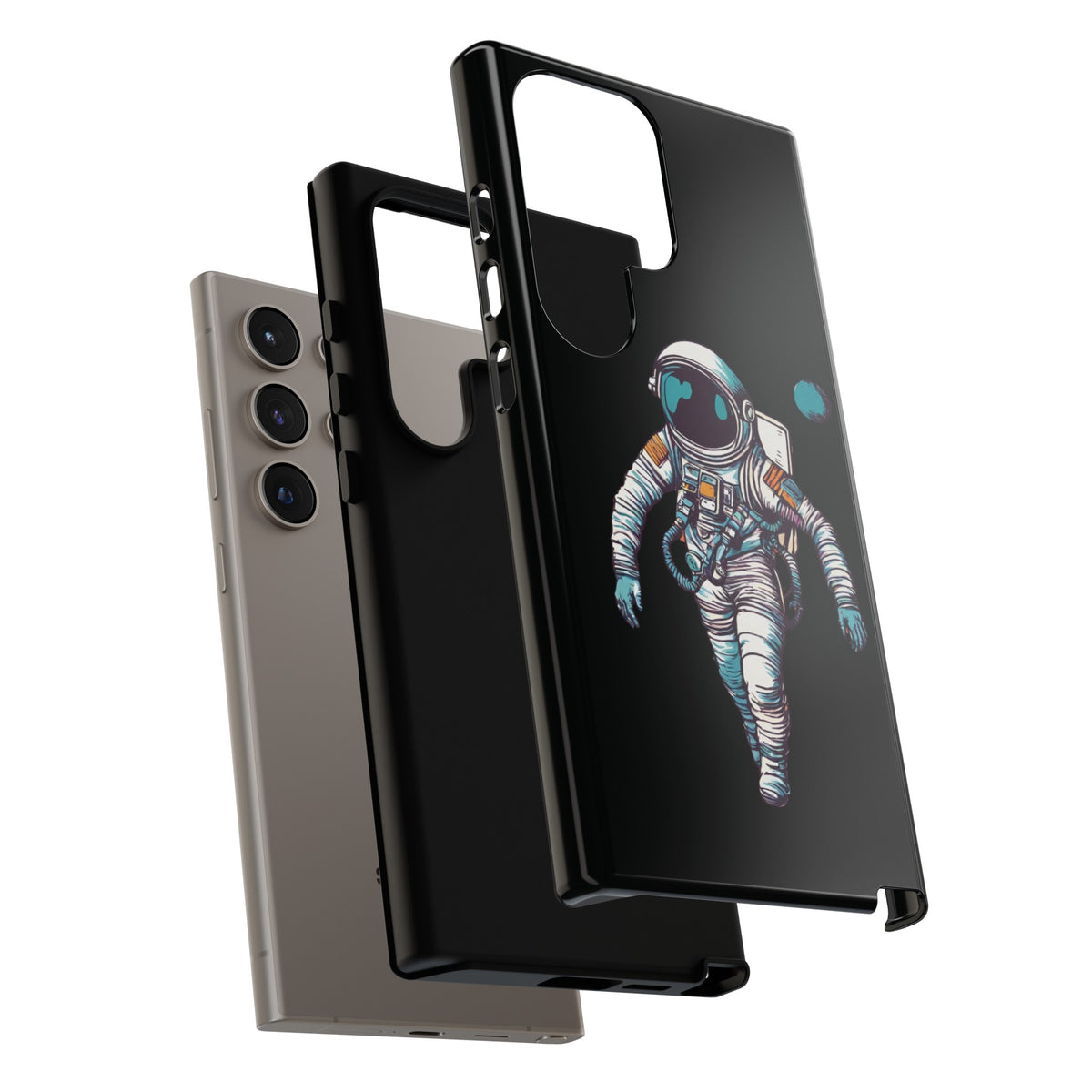 Mini Astronaut Galaxy Case - Tough Samsung Mobile Cases