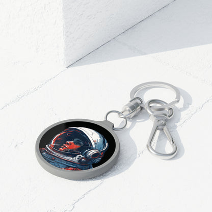 Astronaut Woman Keyring Tag-welovescifi.net