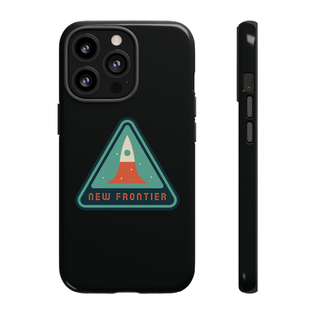 Retro Sci-Fi iPhone Cases New Frontier Tough Mobile Covers