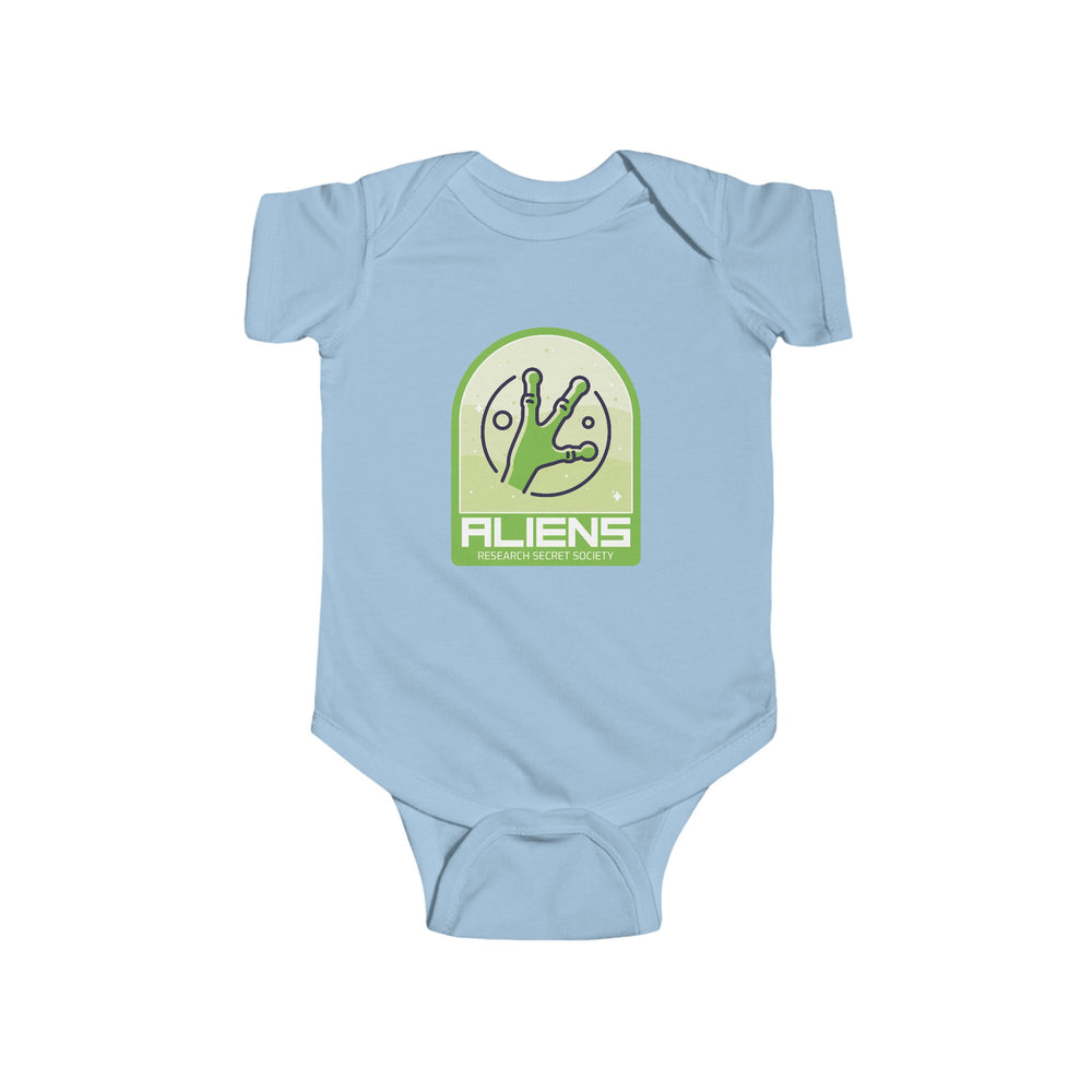 Funny Aliens Research UFO Baby Bodysuit - WeLoveSciFi.net