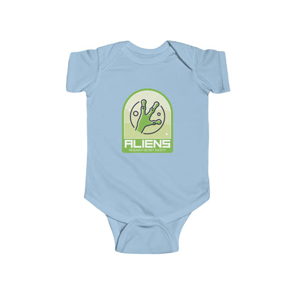 Funny Aliens Research UFO Baby Bodysuit - WeLoveSciFi.net