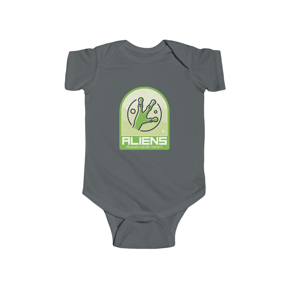 Funny Aliens Research UFO Baby Bodysuit - WeLoveSciFi.net