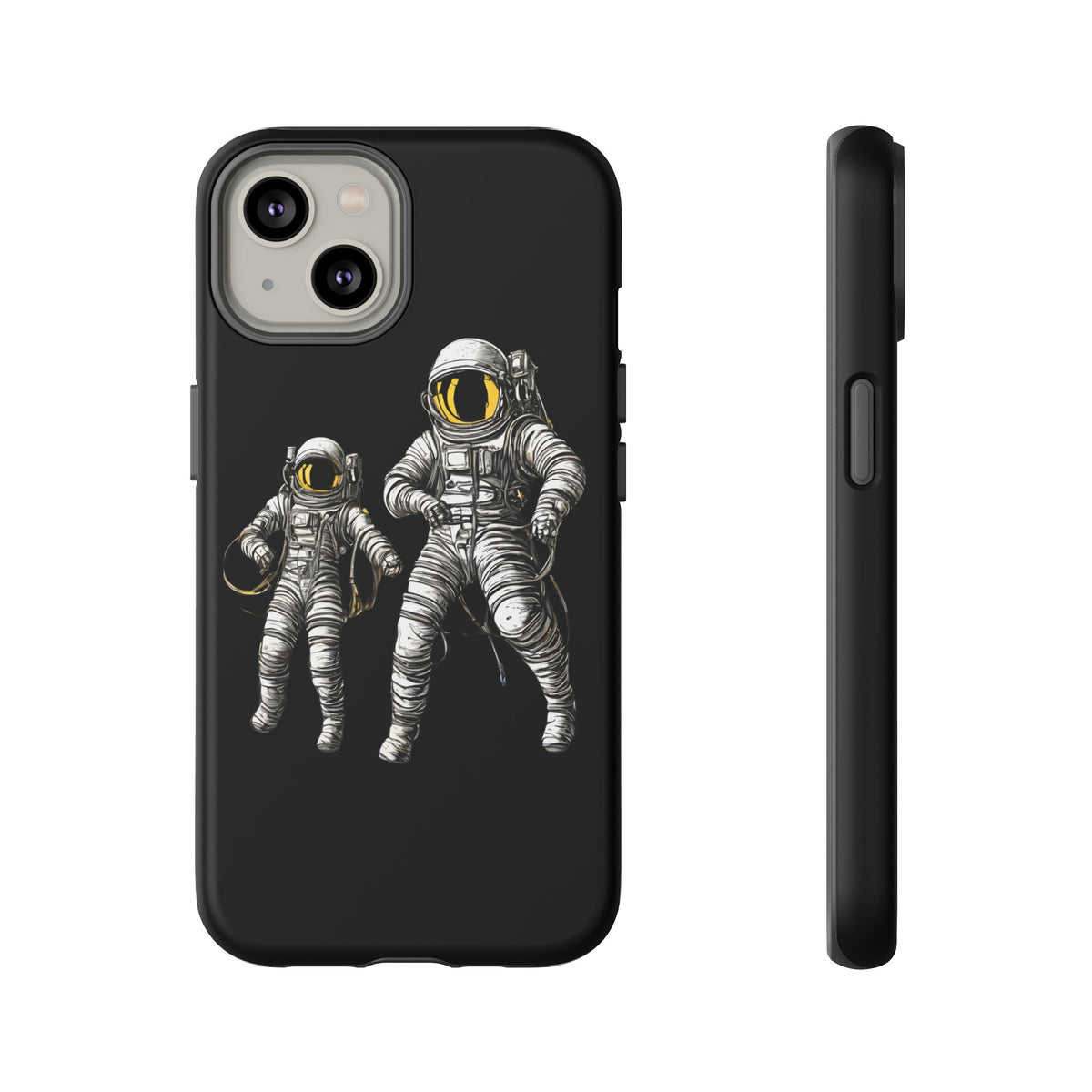 Astronauts Floating Tough iPhone Mobile Cases-welovescifi