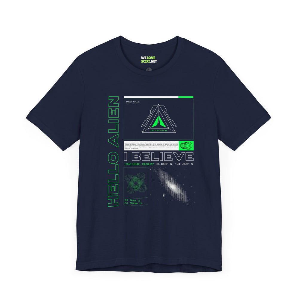 Hello Alien Sci-Fi T-Shirt-welovescifi.net