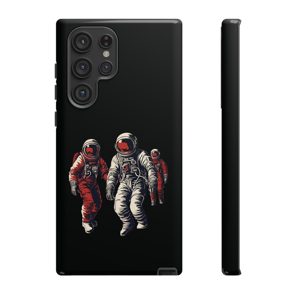 Astronauts In Red SpaceArt Tough Samsung Galaxy Mobile Cases