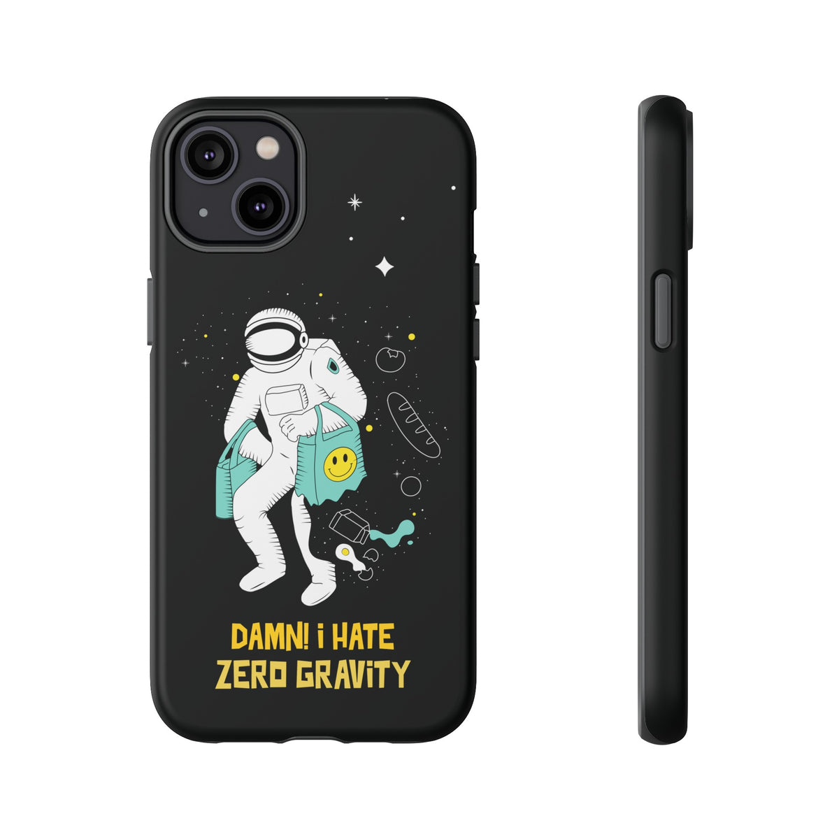 Zero Gravity Funny Astronaut Sci-Fi Tough iPhone Mobile Cases-welovescifi.net