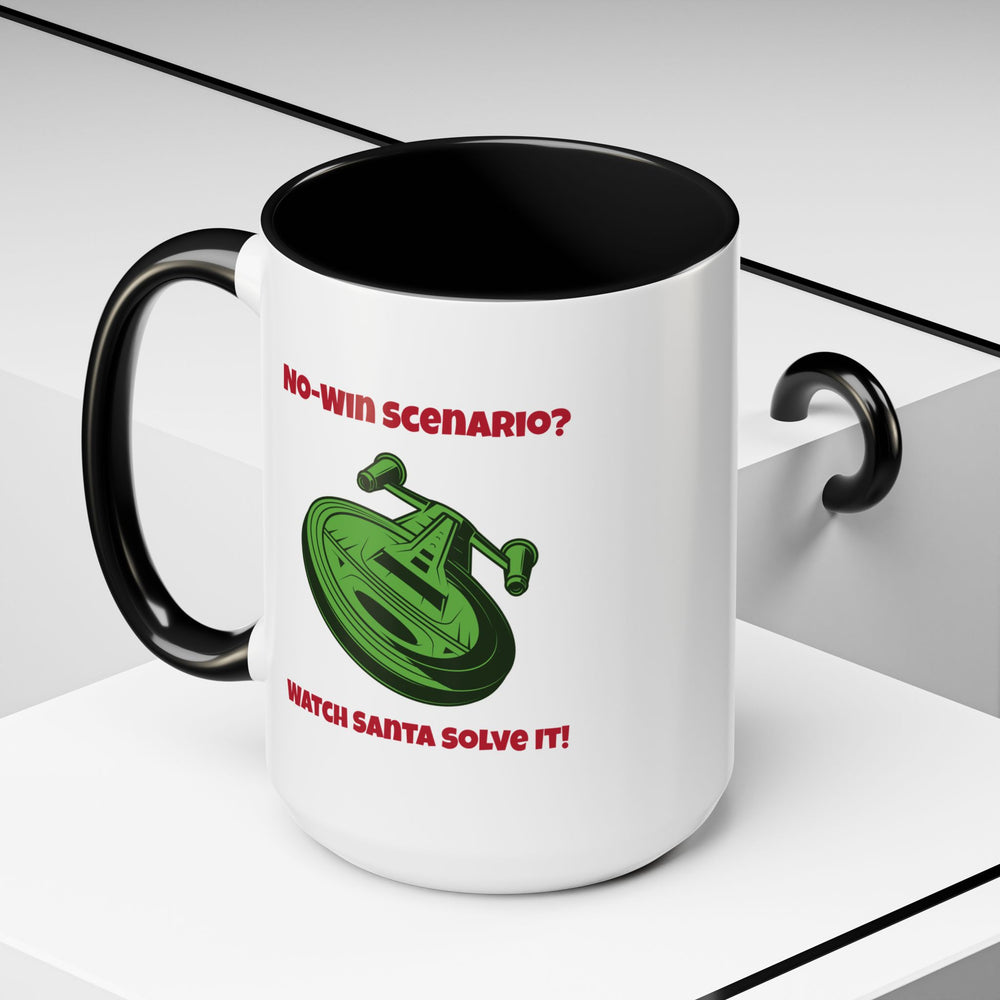 No Win Scenario SciFi Christmas Accent Mug-welovescifi.net