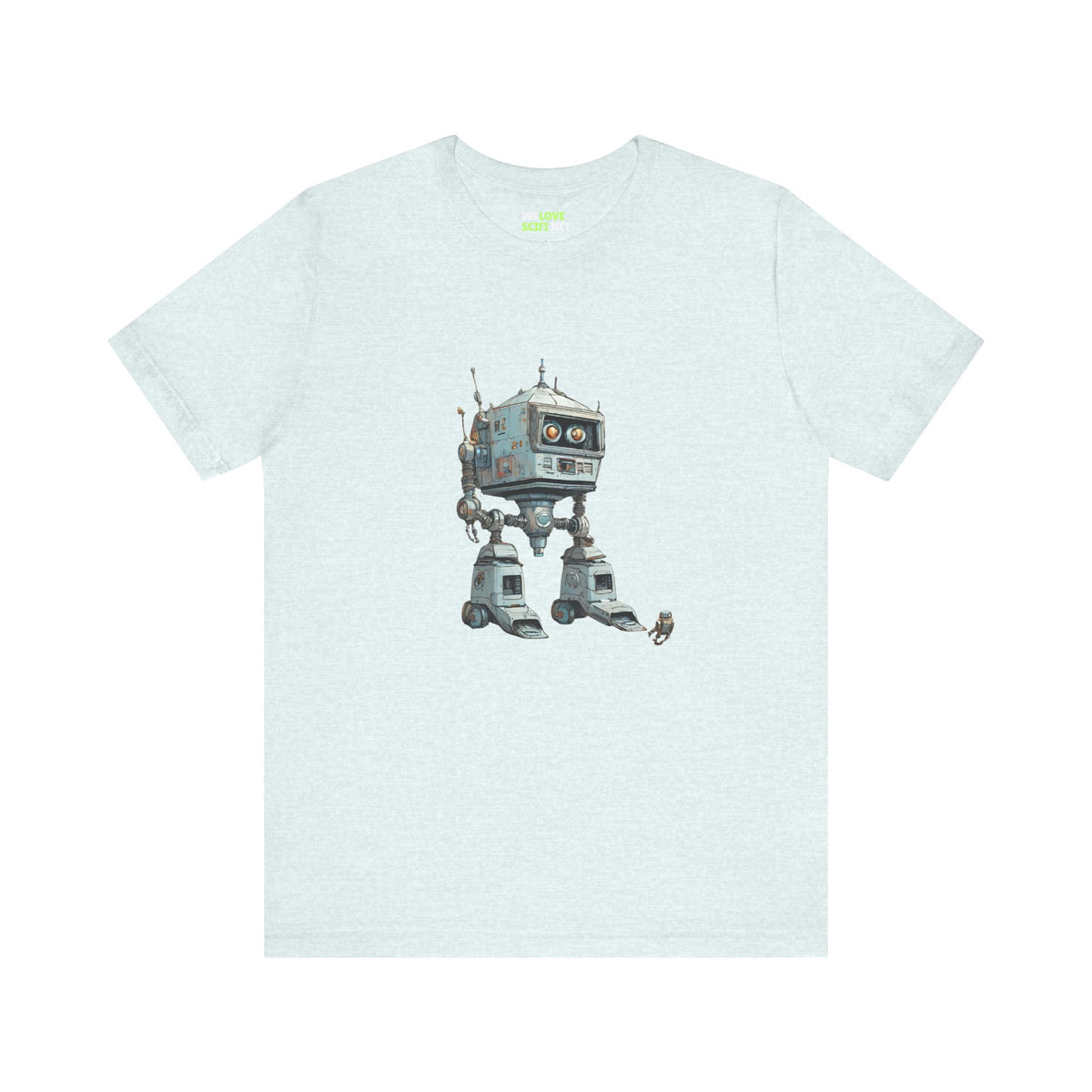 Get Out Of My Way Little Robot SpaceArt Sci-Fi T-Shirt