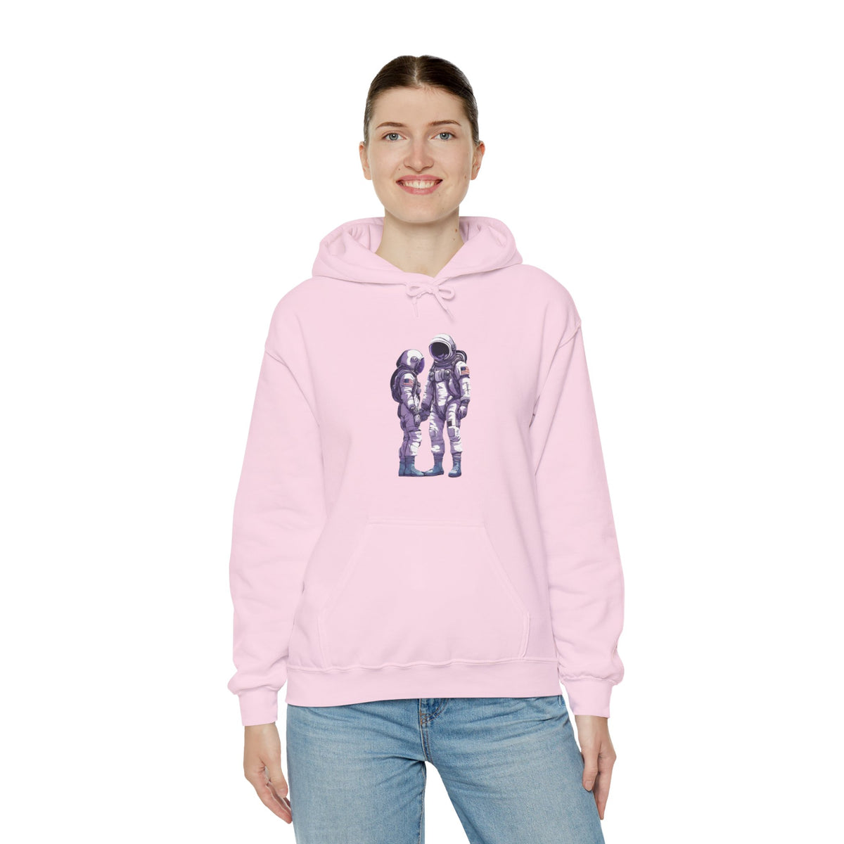 Mission Unknown Astronaut Space Art Hoodie | Sci-Fi Apparel