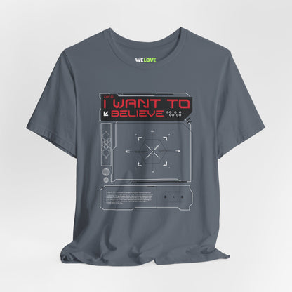 I Want To Believe UFOs Sci-Fi T-Shirt-welovescifi.net