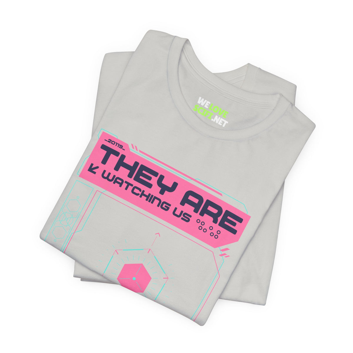 They Are Watching Us UFO Sci-Fi T-Shirt-welovescifi.net