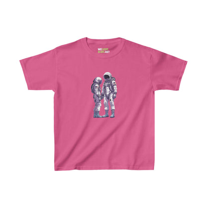 Space Art Tee - Mission Unknown Astronaut Kids Heavy Cotton