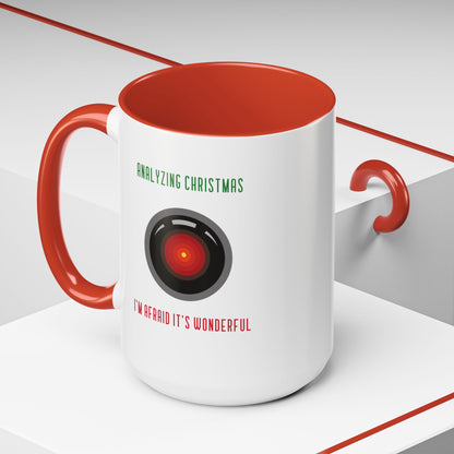 Analysing Christmas Funny HAL9000 Christmas Accent Mug-welovescifi.net