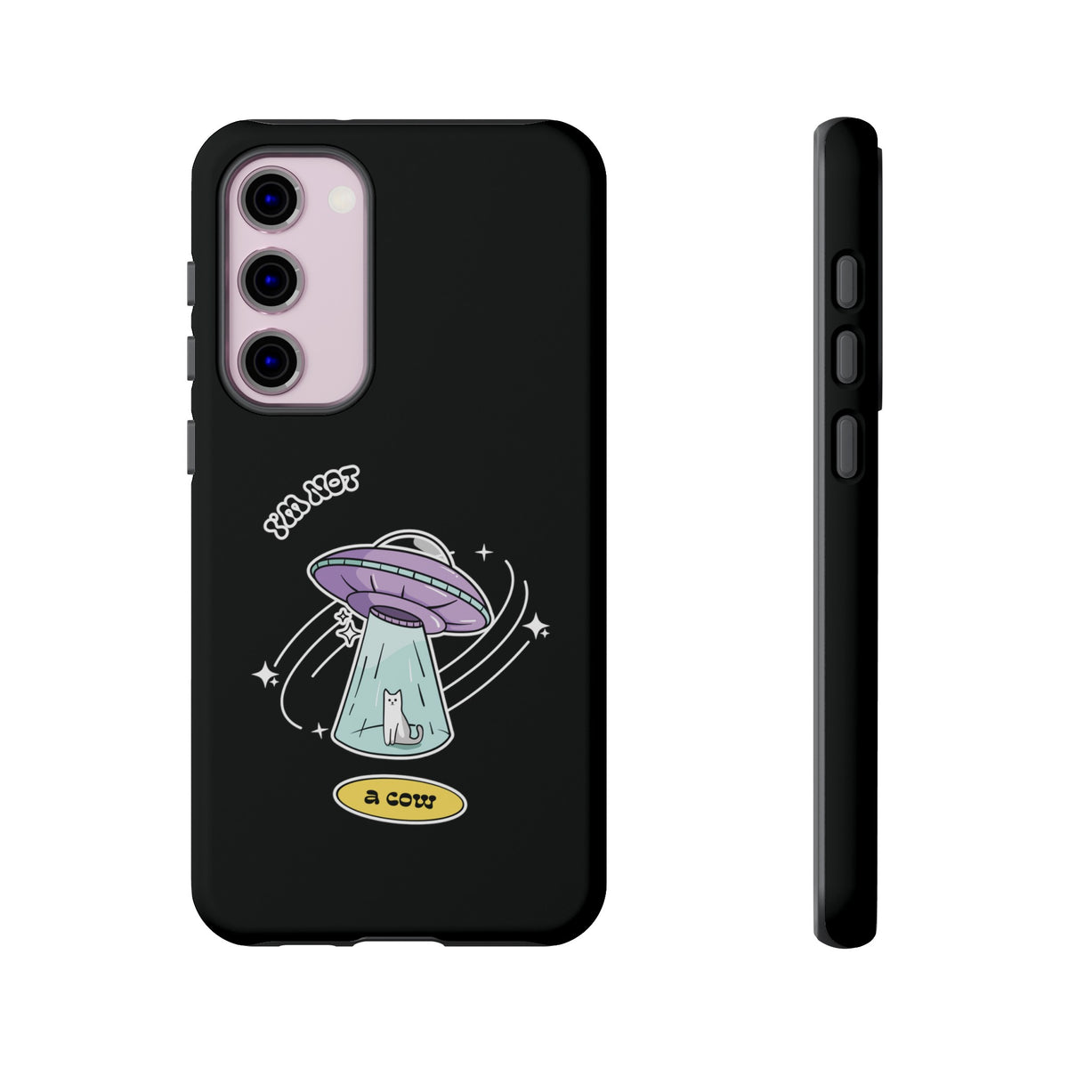 Sci-Fi UFO Samsung Galaxy Mobile Cases - Funny Roswell Cow