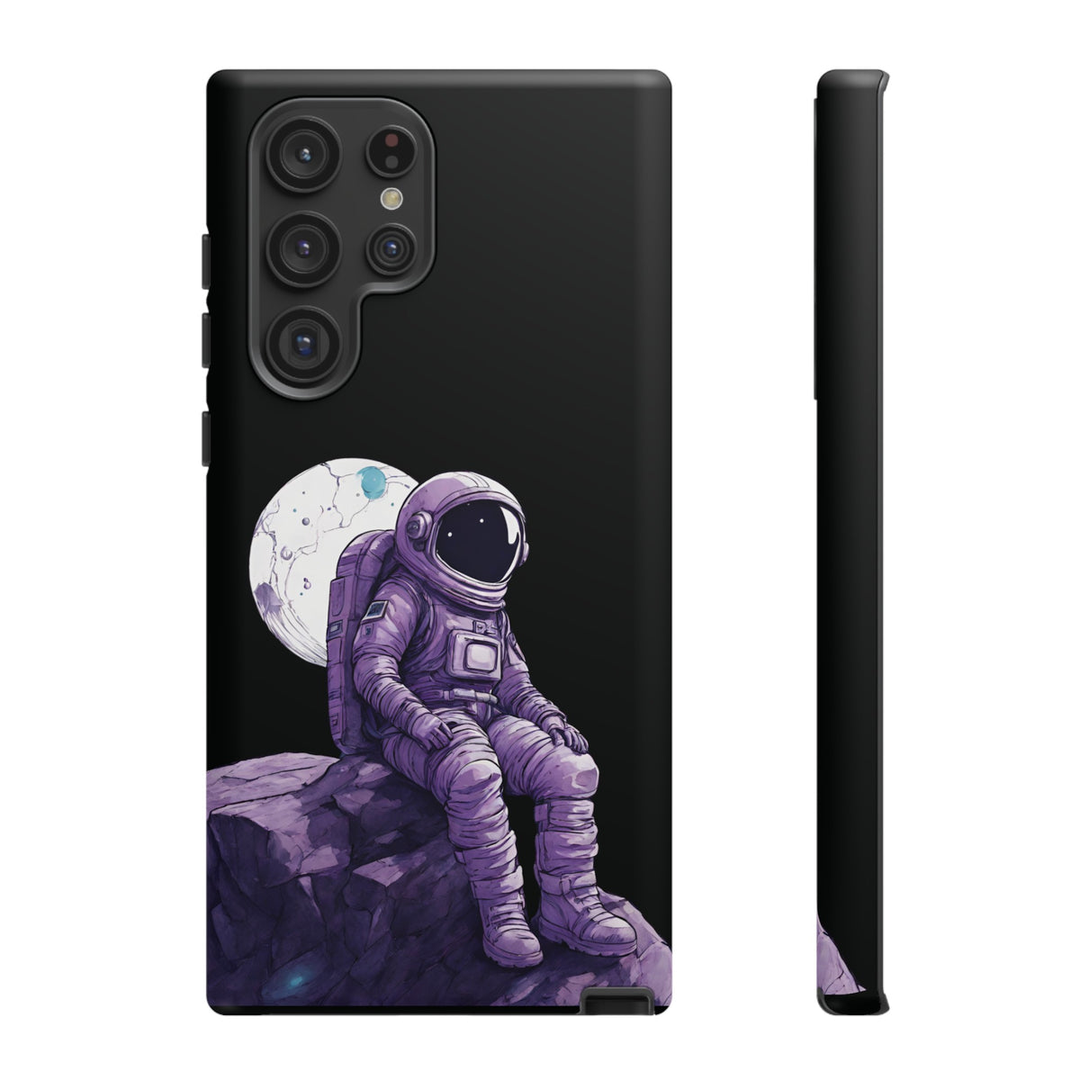 Art Samsung Galaxy Mobile Cases Still Waiting Astronaut