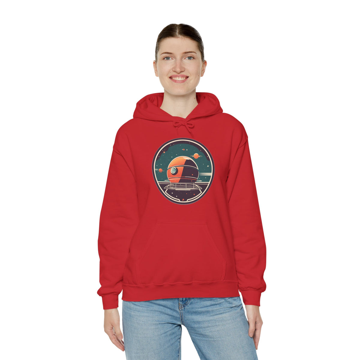 Space Art Hoodie - Station No.101 Sci-Fi Hoodie