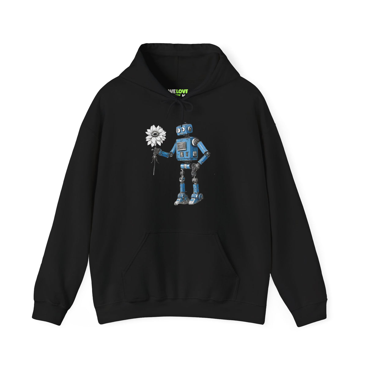 Robot Space Art Hoodie | Maybe Baby Sci-Fi Hoodie