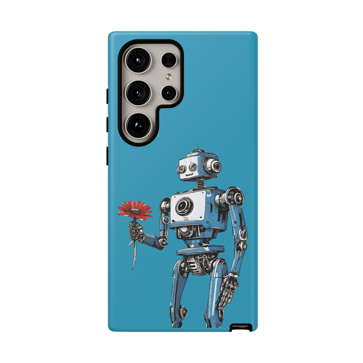 You Never Bring Me Flowers Robot SpaceArt Tough Samsung Galaxy Mobile Cases-welovescifi.net