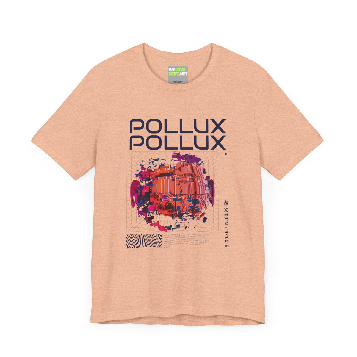 pollux star sci-fi t-shirt-Pollux Star Sci-Fi T-Shirt