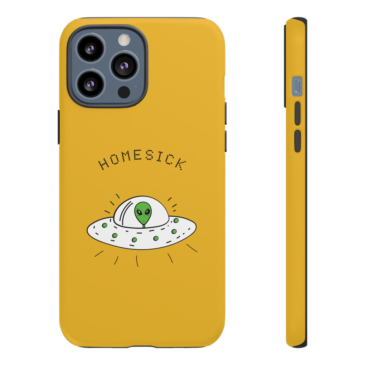 Funny UFO iPhone Cases Homesick Sci-Fi Tough Mobile Covers