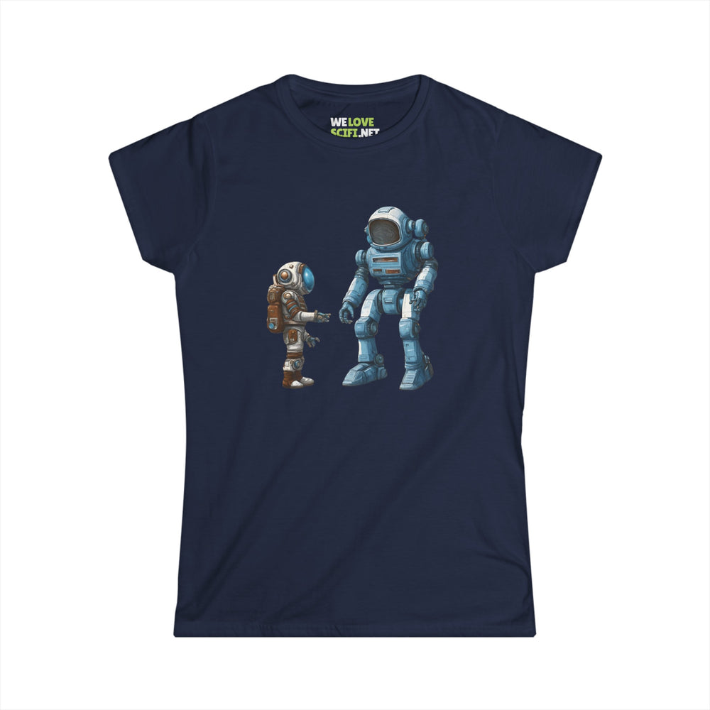 Team Robot Sci-Fi Woman's Tee Shop Trendy Sci-Fi Apparel