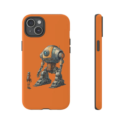 Robot Space Art iPhone Cases | Sci-Fi Tough Mobile Covers