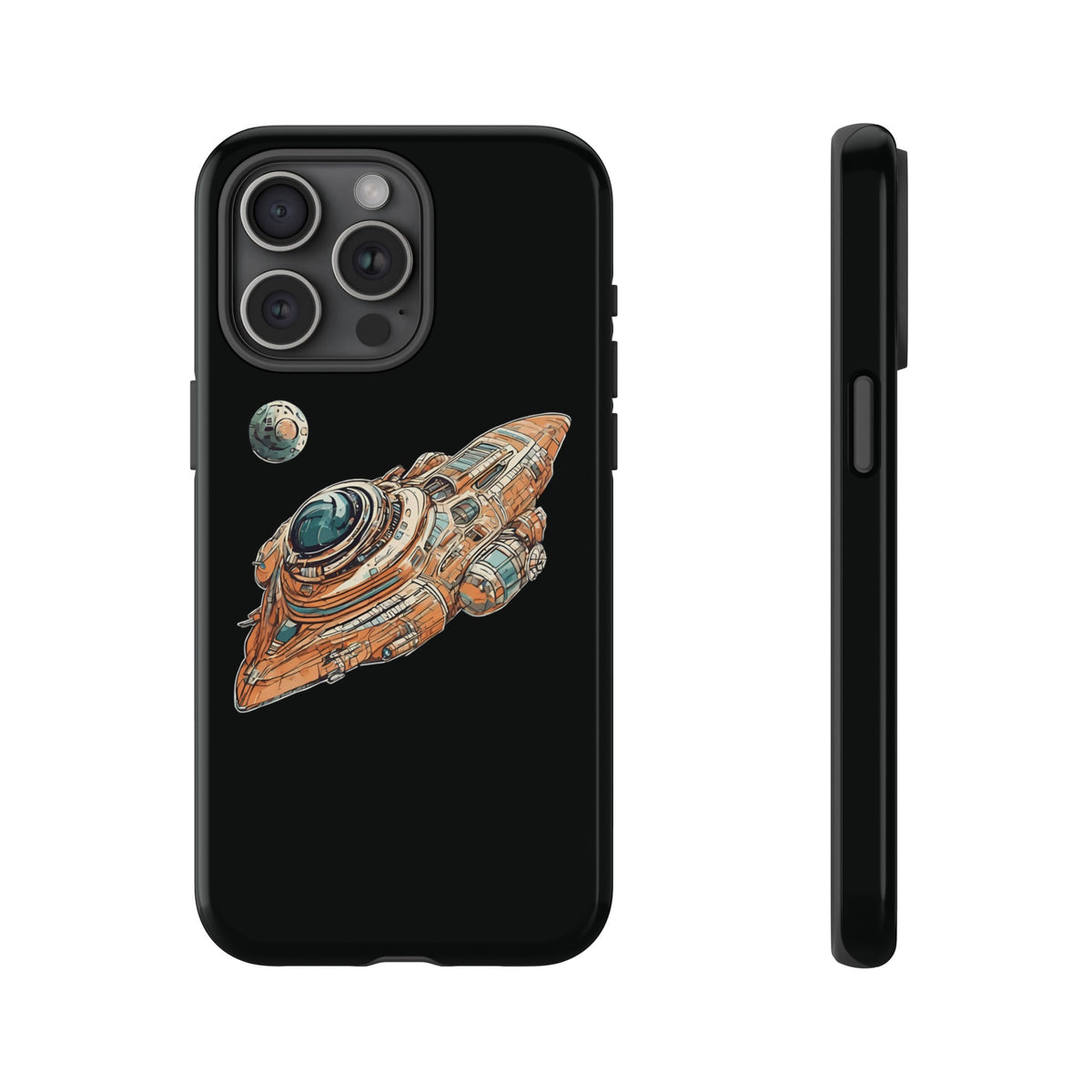 Durable Spaceship-76 Tough iPhone Cases