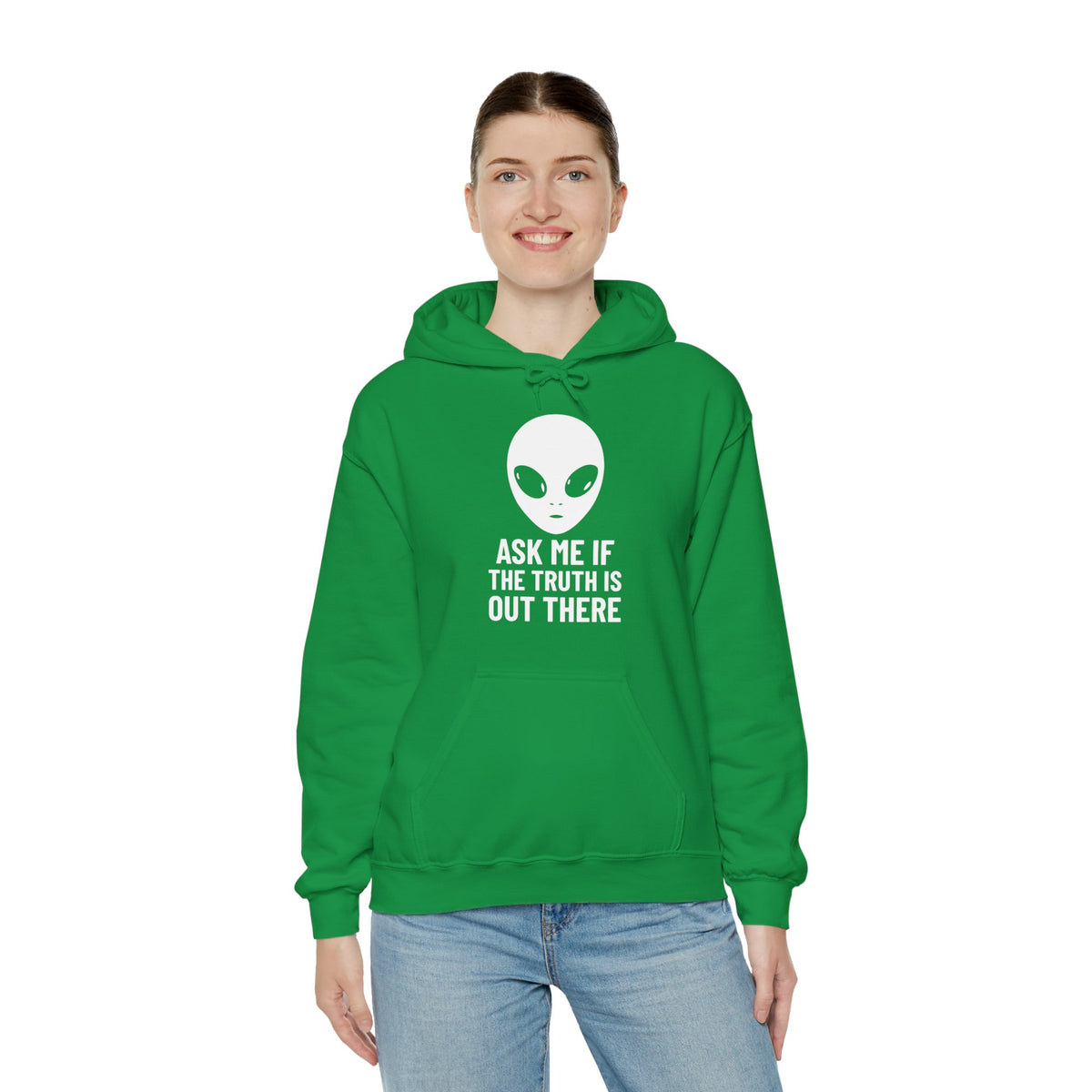 Funny UFO Hoodie - Ask Me If the Truth Is Out There