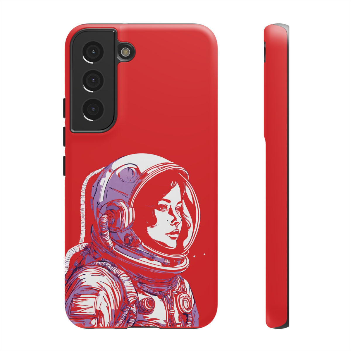 Duotone SpaceGirl SpaceArt Tough Samsung Galaxy Mobile Cases