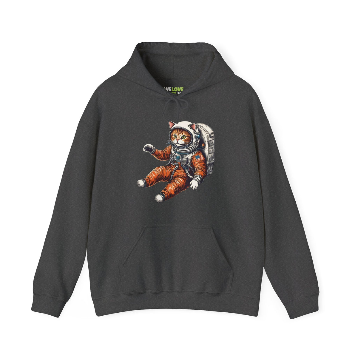 Redhead Spacecat Astronaut Hoodie - Cool Sci-Fi Sweatshirt