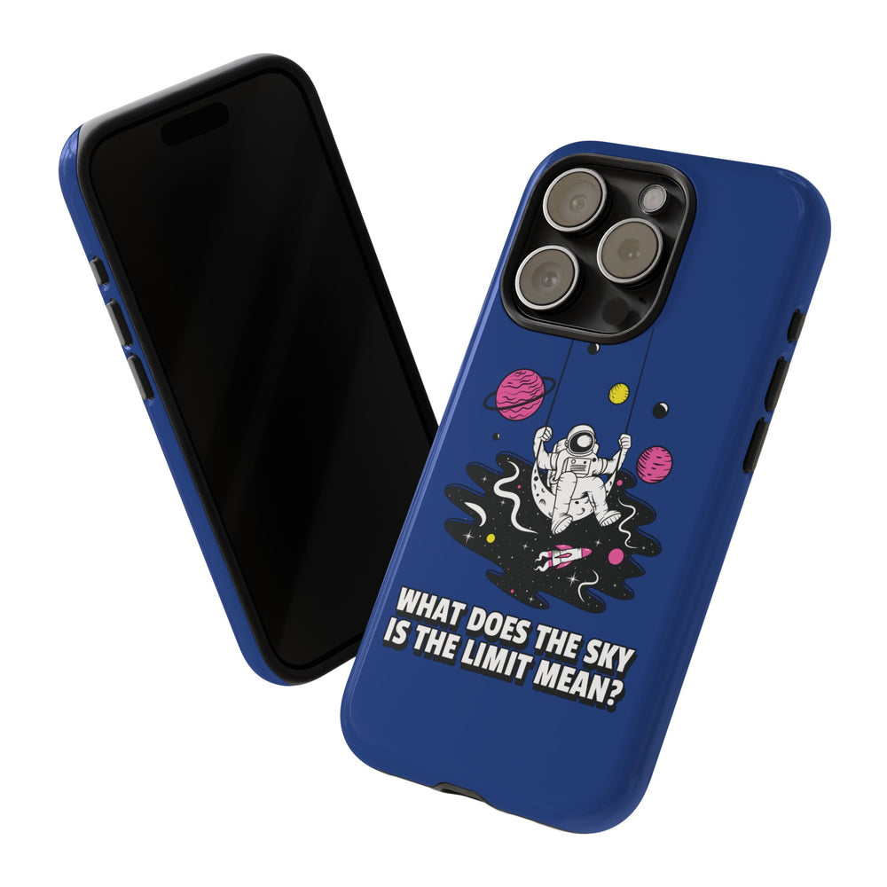 Astronaut iPhone Case Sky Is the Limit Sci-Fi Mobile Cover