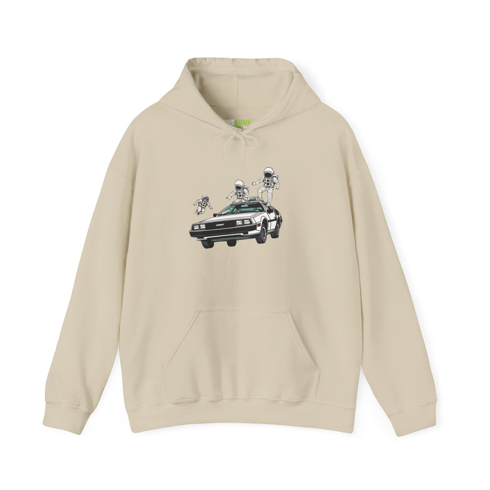 Party in a Delorean Astronaut Sci-Fi Hoodie We Love SciFi