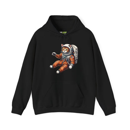 Redhead Spacecat Astronaut Hoodie - Cool Sci-Fi Sweatshirt