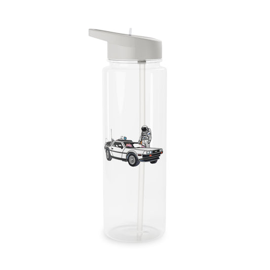 Delorean Astronaut Tritan Water Bottle - Let's Take a Ride