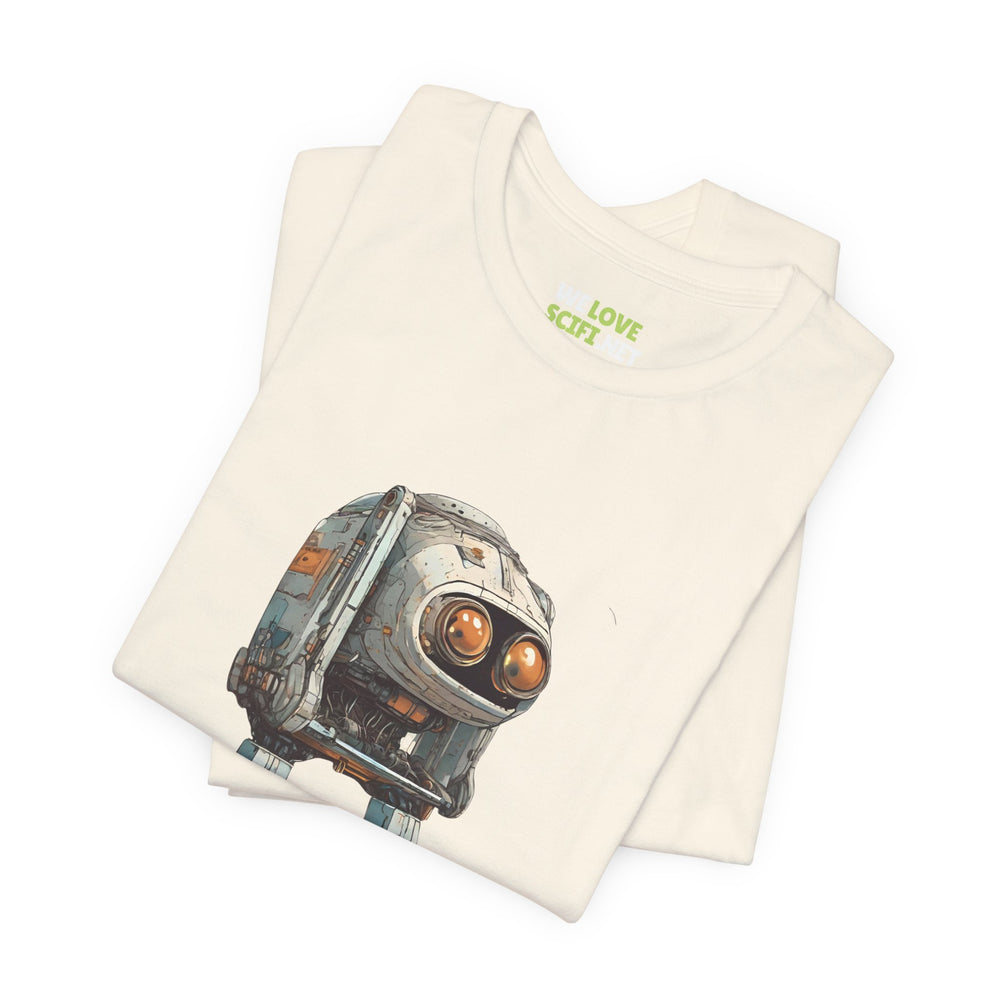 Hello Rusty Robot SpaceArt Sci-Fi T-Shirt-welovescifi.net