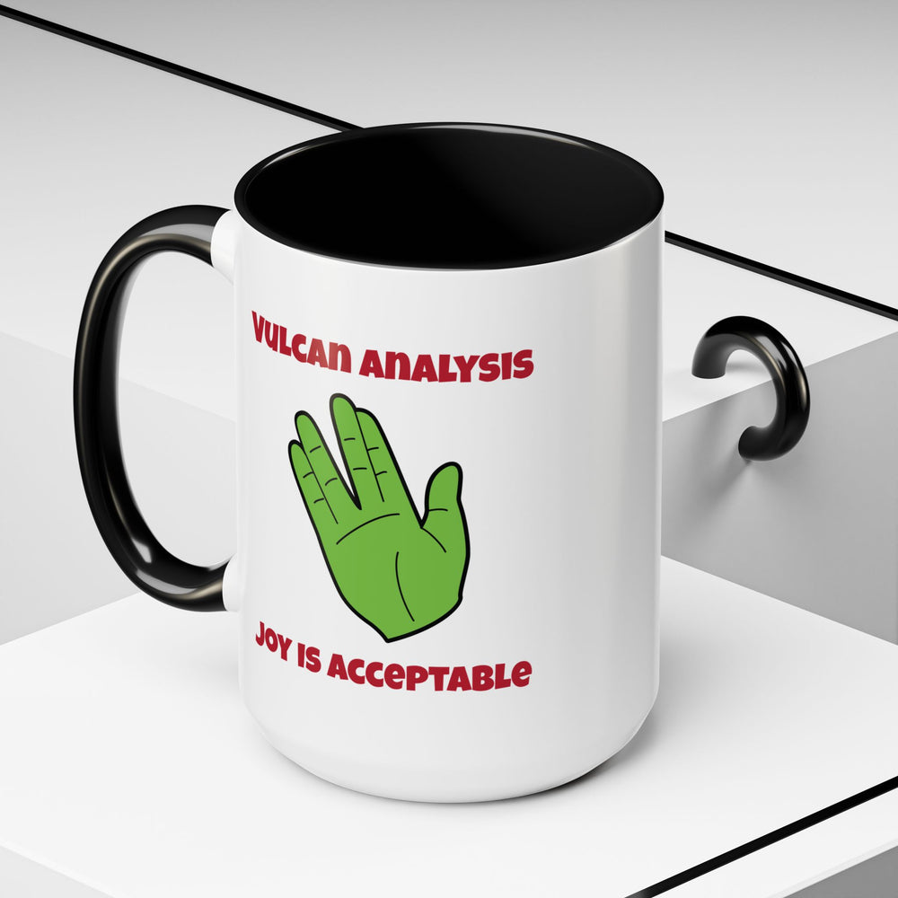 Vulcan Analysis Funny Spock Christmas Accent Mug-welovescifi.net