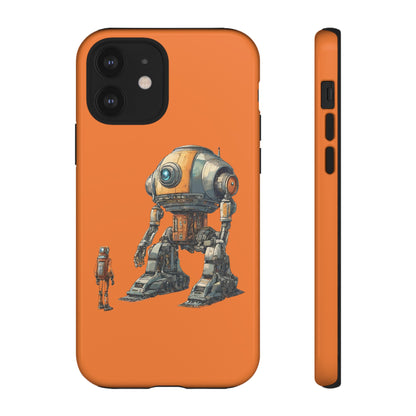 Robot Space Art iPhone Cases | Sci-Fi Tough Mobile Covers