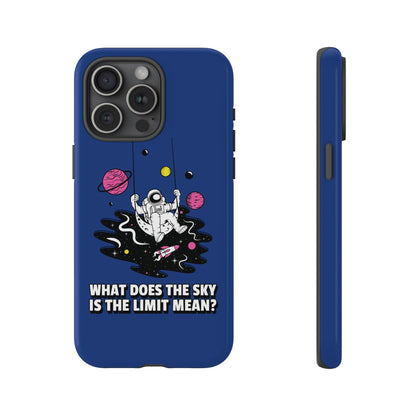 Astronaut iPhone Case Sky Is the Limit Sci-Fi Mobile Cover