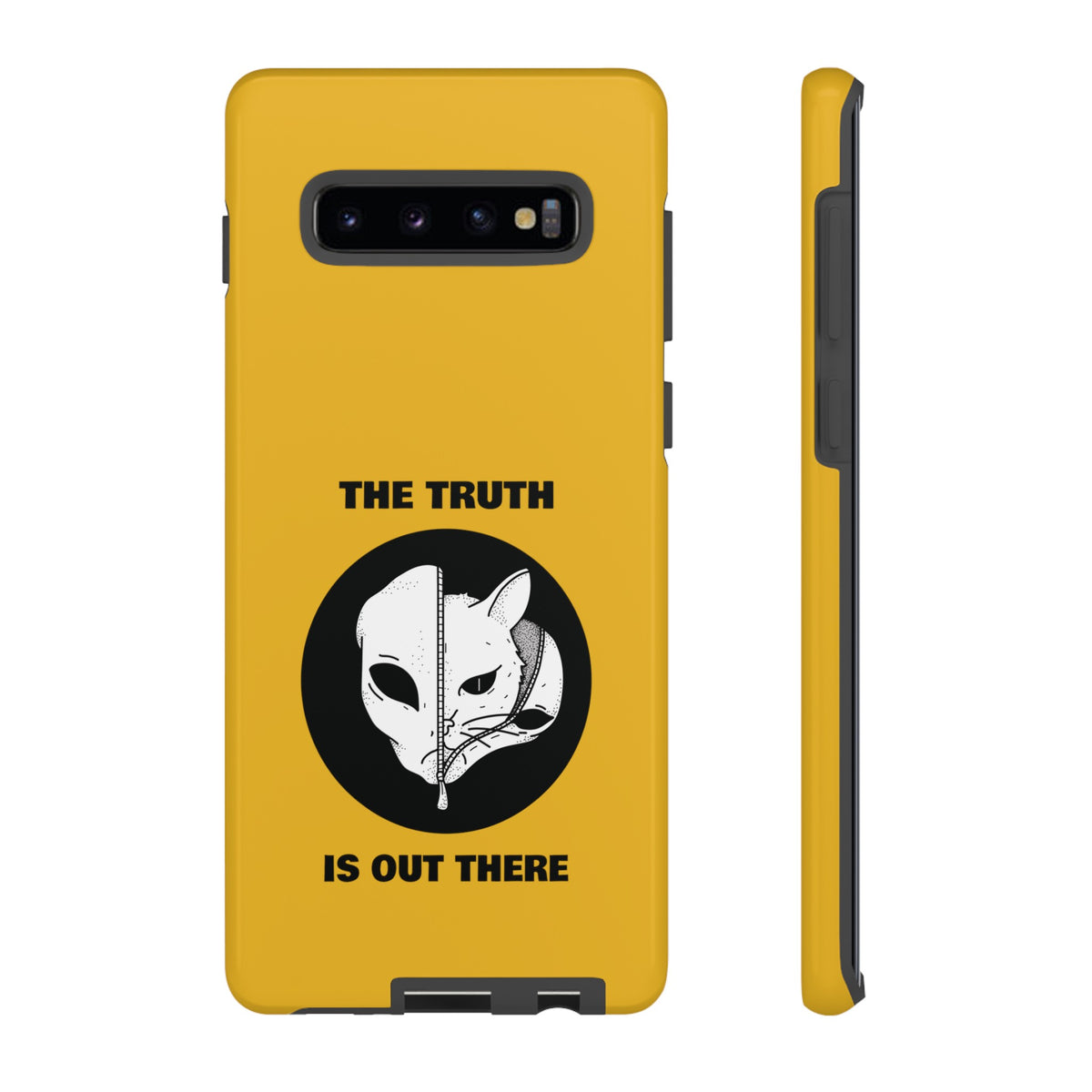 The Truth Is Outthere Funny Cat UFO Tough Samsung Galaxy Mobile Cases-welovescifi.net