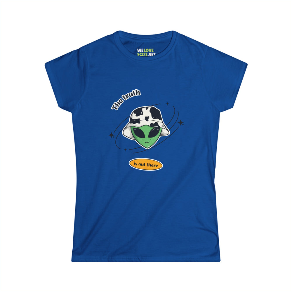 funny alien cow tee - Funny Alien Cow Woman's Tee