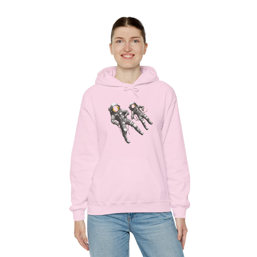 Astronauts Floating Sci-Fi Hoodie-welovescifi.net