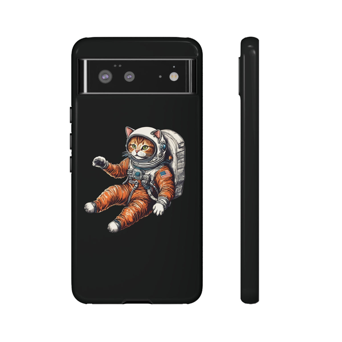 Redhead Spacecat Astronaut Google Pixel Mobile Cases