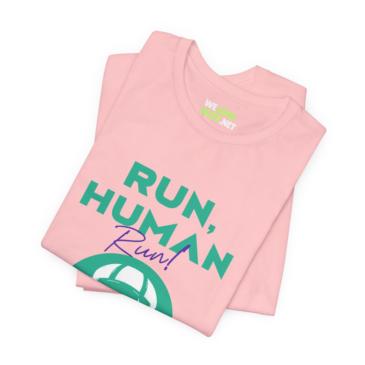 Run Human Run Funny Sci-Fi T-Shirt