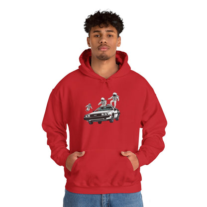 Party in a Delorean Astronaut Sci-Fi Hoodie We Love SciFi