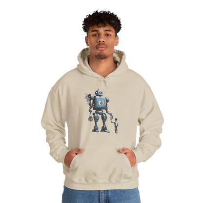 Bringing You Flower Robot Spaceart Sci-Fi Hoodie-welovescifi