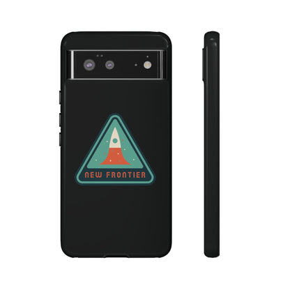 Retro Sci-Fi Google Pixel Cases | New Frontier Retro Sign